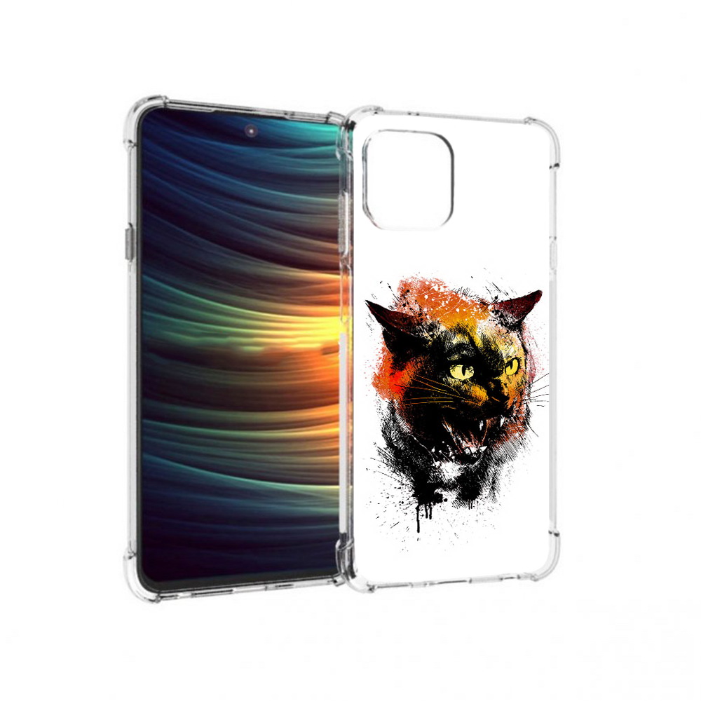 

Чехол MyPads Tocco для Motorola 20 Lite сиамский кот (PT227073.348.598), Прозрачный, Tocco