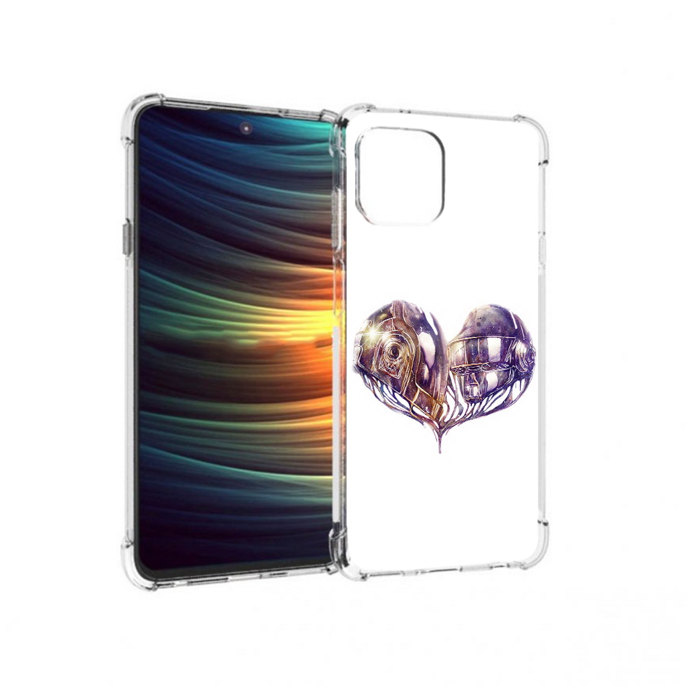 

Чехол MyPads Tocco для Motorola 20 Lite сердце абстракция (PT227073.348.596), Прозрачный, Tocco