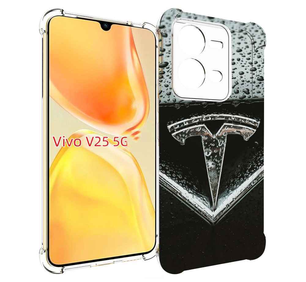 

Чехол MyPads tesla 1 для Vivo V25 5G / V25e, Прозрачный, Tocco