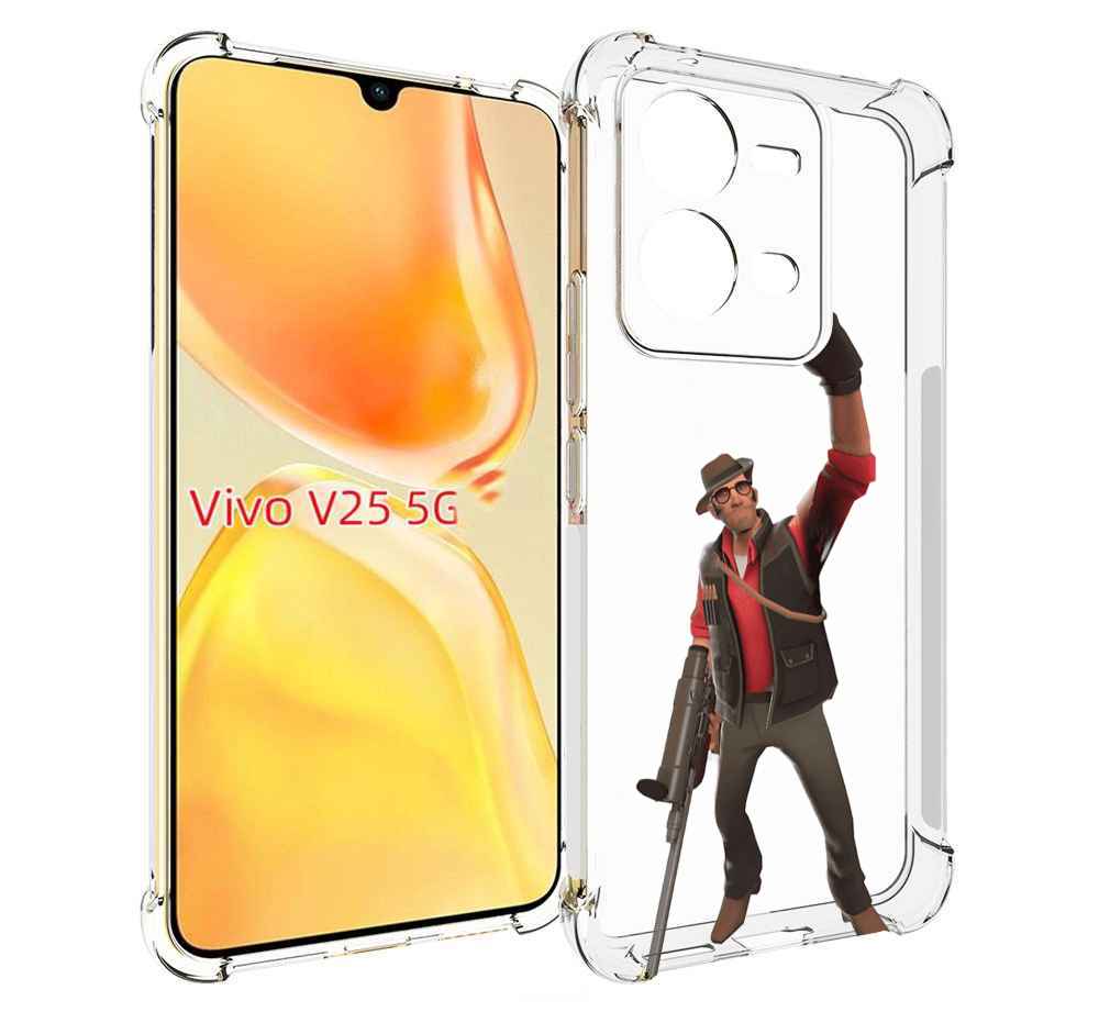 

Чехол MyPads team-fortress-2 для Vivo V25 5G / V25e, Прозрачный, Tocco