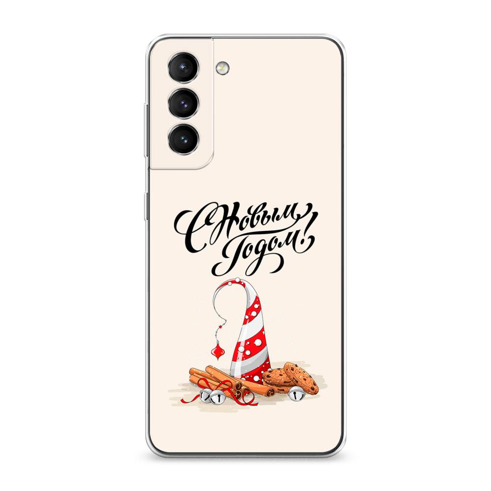 

Чехол на Samsung Galaxy S21 "Подарки на Новый Год", Бежевый;красный;черный, 2101850-5