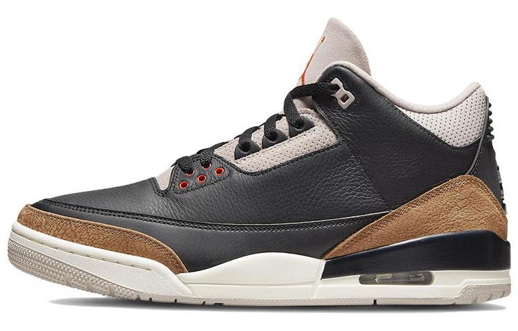 

Кеды унисекс Jordan Air Jordan 3 retro desert elephant черные 45.5 EU, Черный, Air Jordan 3 retro desert elephant