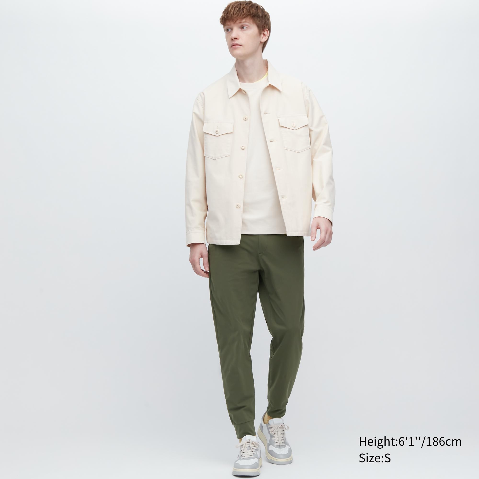 Брюки мужские UNIQLO 455408COL57 хаки M (доставка из-за рубежа)