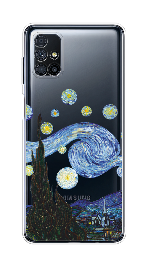 

Чехол на Samsung Galaxy M31s "Ночь Ван Гога", Голубой;синий;черный, 2101450-1