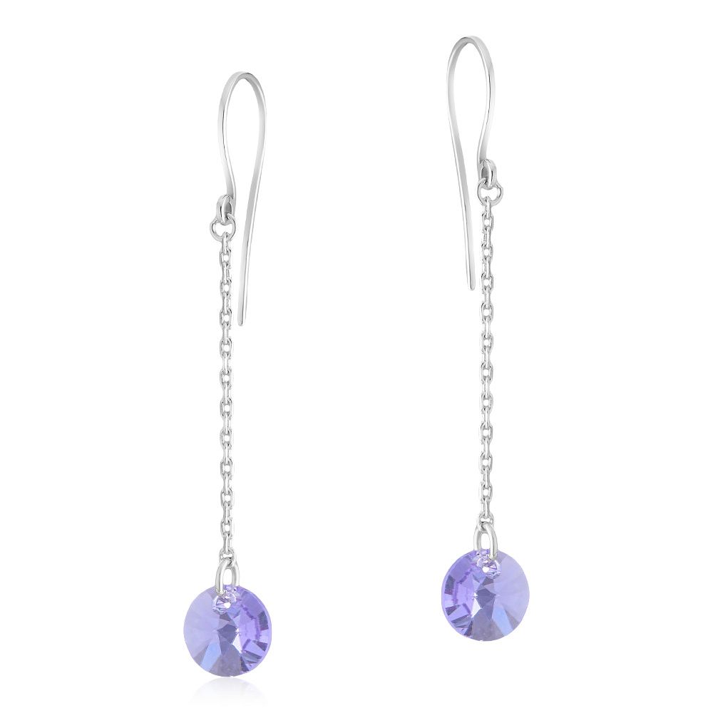 

Серьги из серебра с Swarovski ЮВЕЛИР КАРАТ 2129439/95, 2129439/95