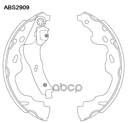 Колодки Торм. Барабан. Opel, Suzuki, Toyota Opel ALLIED NIPPON арт. ABS2909