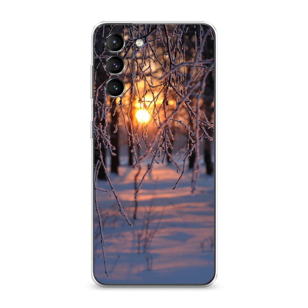 

Чехол на Samsung Galaxy S21 "Зима 7", Оранжевый;розовый;черный, 2101850-2