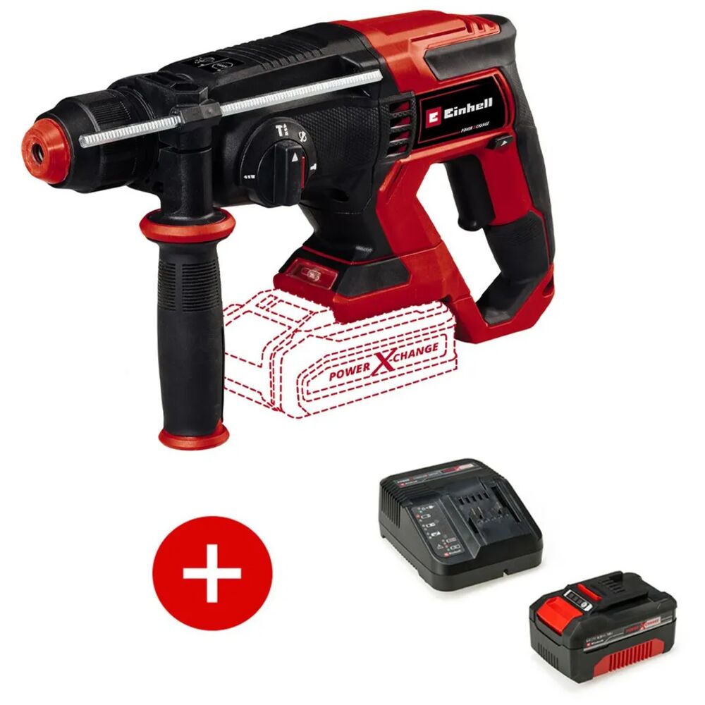 Аккумуляторный перфоратор Einhell TE-HD 18/20 Li + 1 акк.4Ач+ЗУ 4514260SET