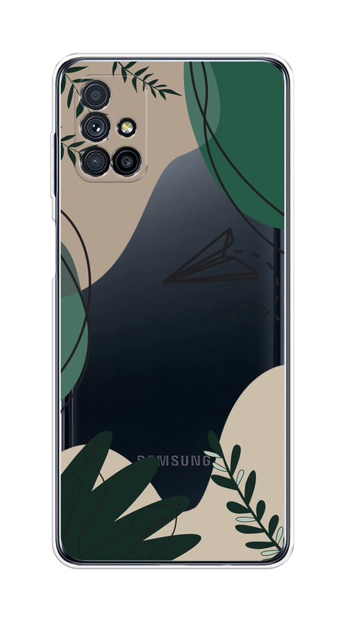 

Чехол на Samsung Galaxy M31s "Secret Garden", Зеленый;бежевый;черный, 2101450-1