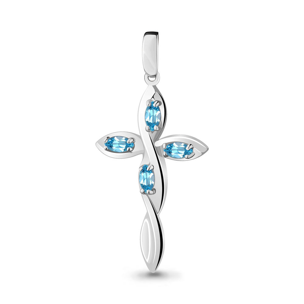

Кулон из серебра с топазом Aquamarine Aquamarine 2521005_925_р, 2521005_925_р