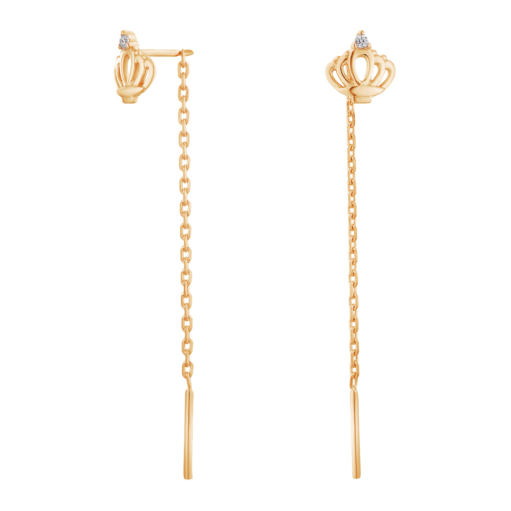 

Серьги из серебра с фианитом ЮВЕЛИР КАРАТ 2129955/9п, 2129955/9п