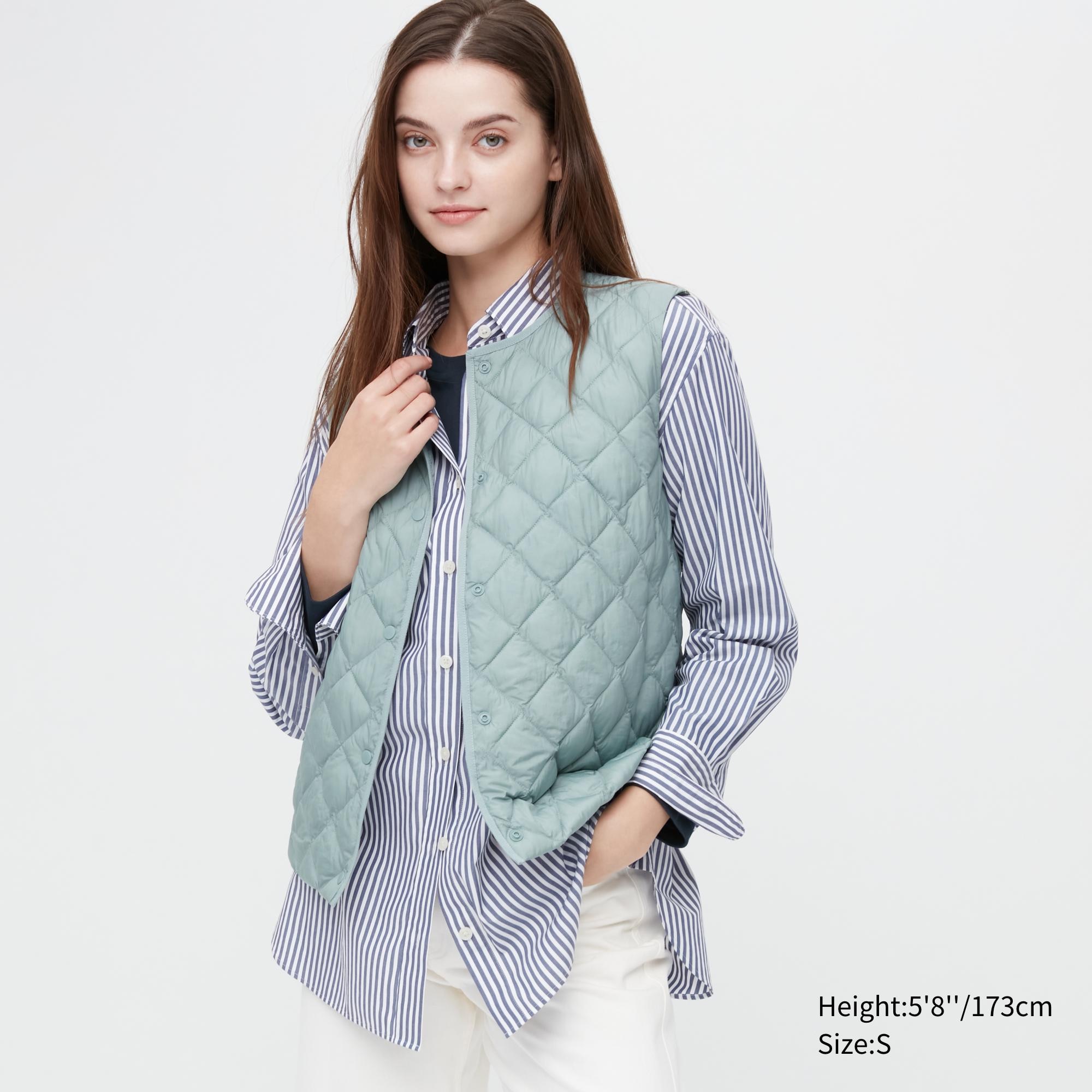 

Утепленный жилет женский UNIQLO 450451COL51 зеленый XS (доставка из-за рубежа), 450451COL51