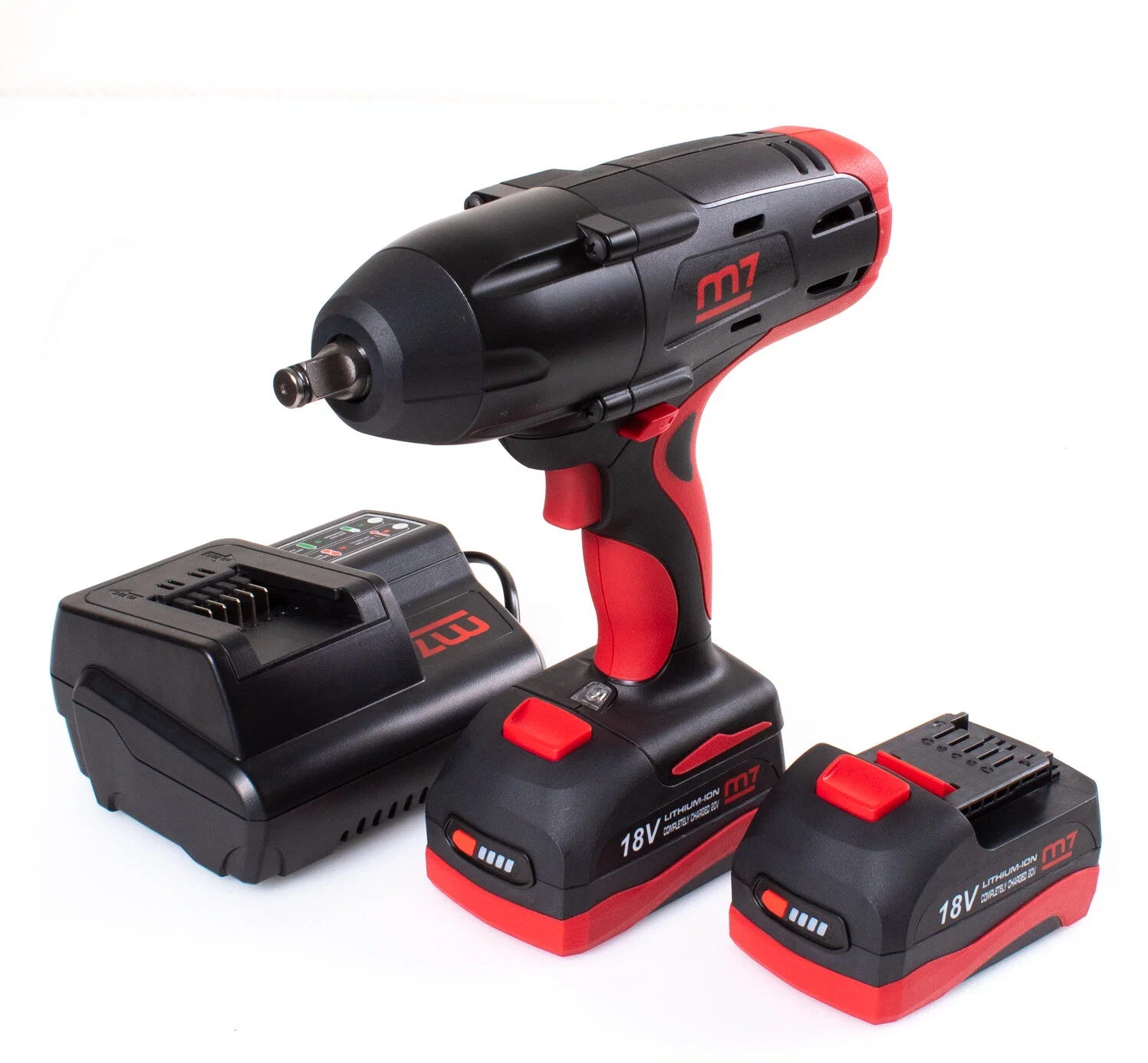 MIGHTY SEVEN Гайковерт аккумуляторный ударный 12 1220 Нм 18 В 1569000₽