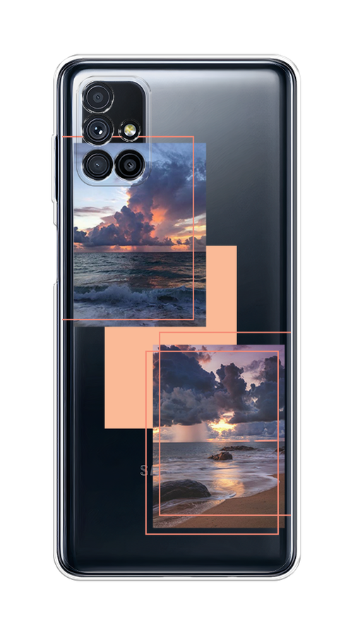 

Чехол на Samsung Galaxy M31s "Sky collage", Розовый;прозрачный;синий, 2101450-1