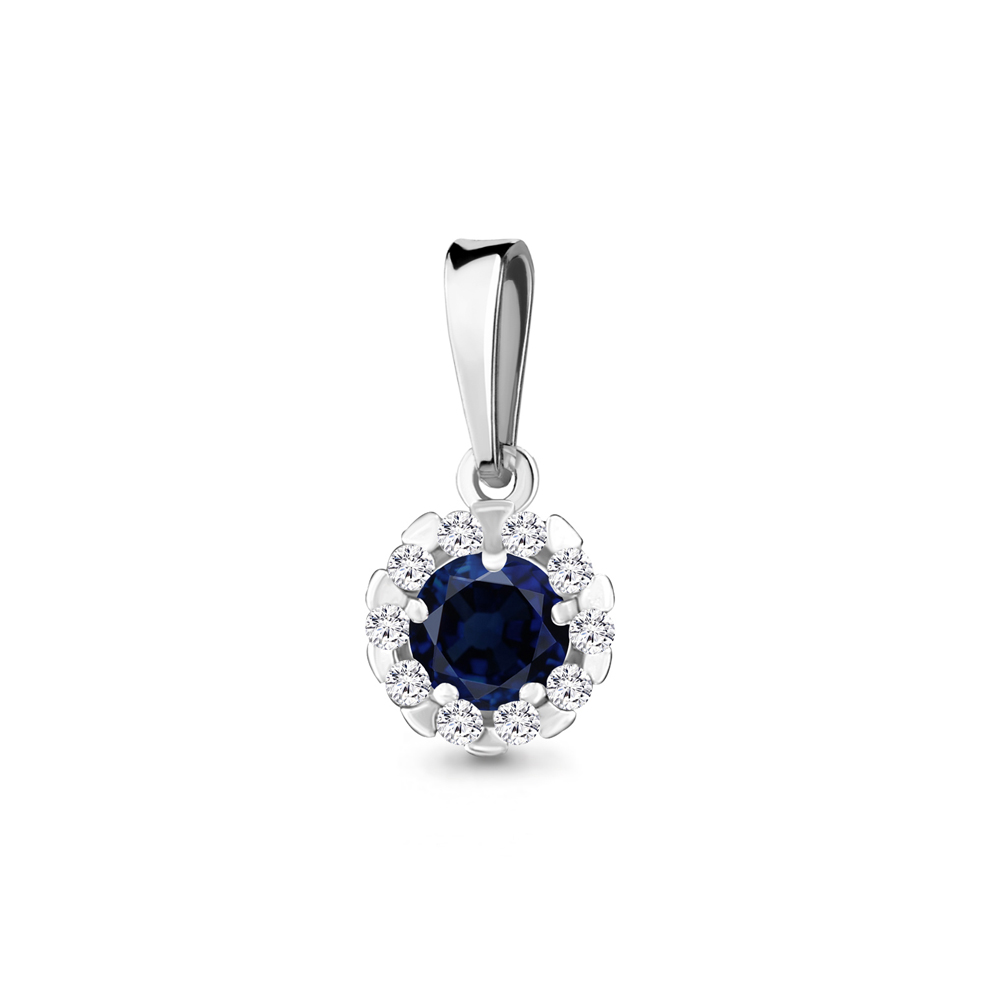 

Кулон из серебра с фианитом Aquamarine Aquamarine 25031Б_925_р, 25031Б_925_р