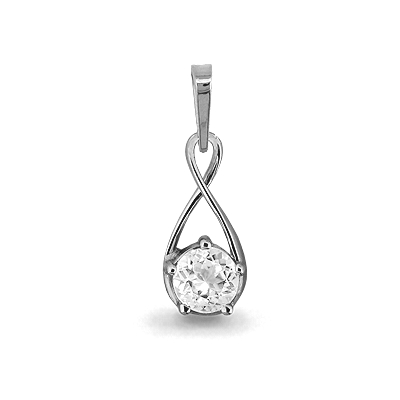 

Кулон из серебра с фианитом Aquamarine Aquamarine 25027_925_р, 25027_925_р