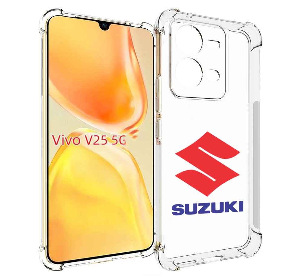 

Чехол MyPads suzuki-3 мужской для Vivo V25 5G / V25e, Прозрачный, Tocco