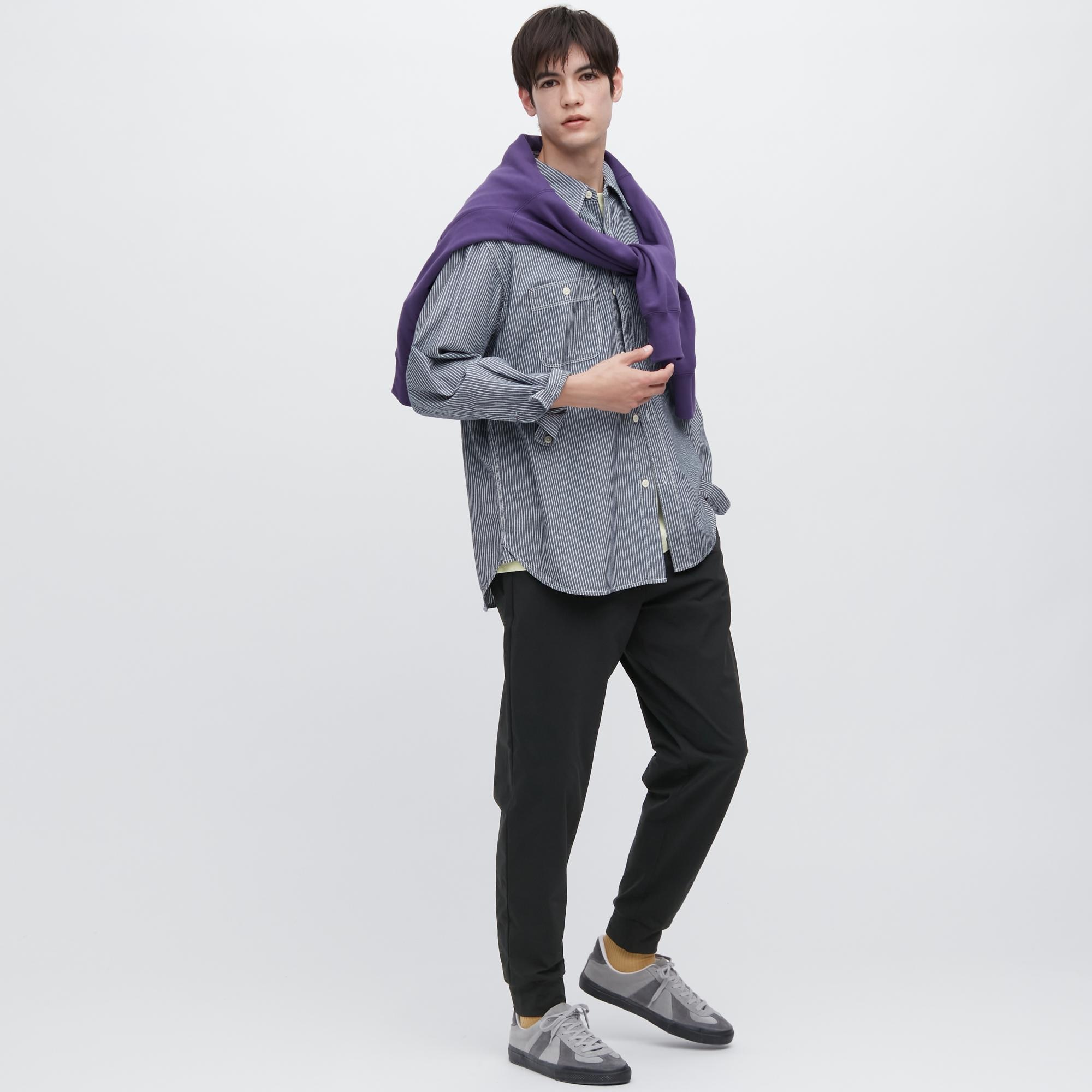 Брюки мужские UNIQLO 457907COL09 черные XS (доставка из-за рубежа)
