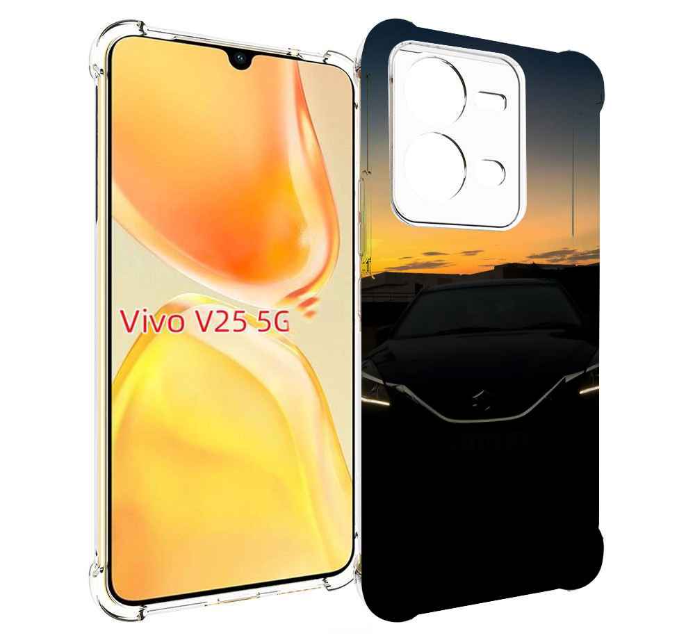 

Чехол MyPads suzuki 2 мужской для Vivo V25 5G / V25e, Прозрачный, Tocco