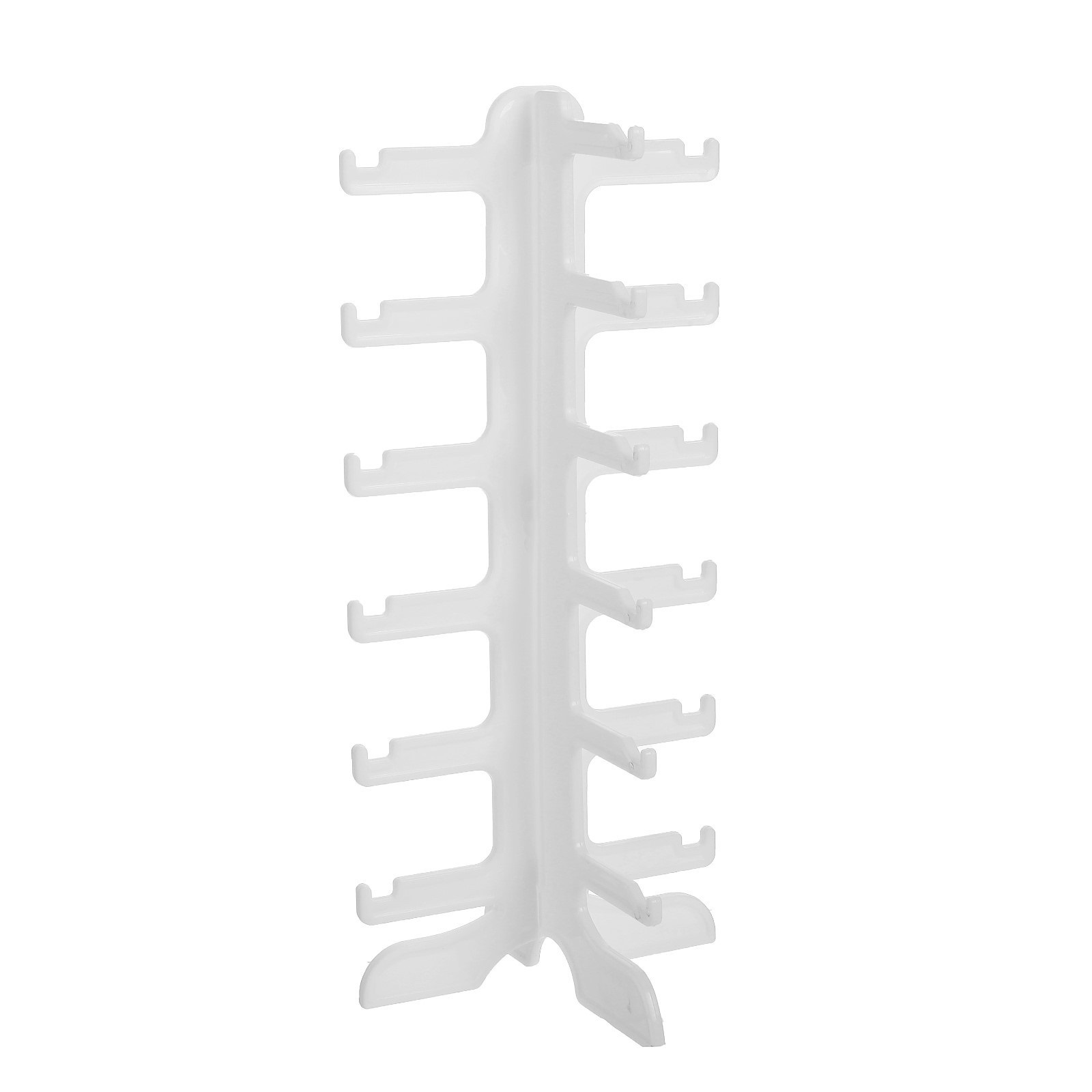 

Подставка под очки 15.5x14x35,5 см, шесть ярусов, цвет белый