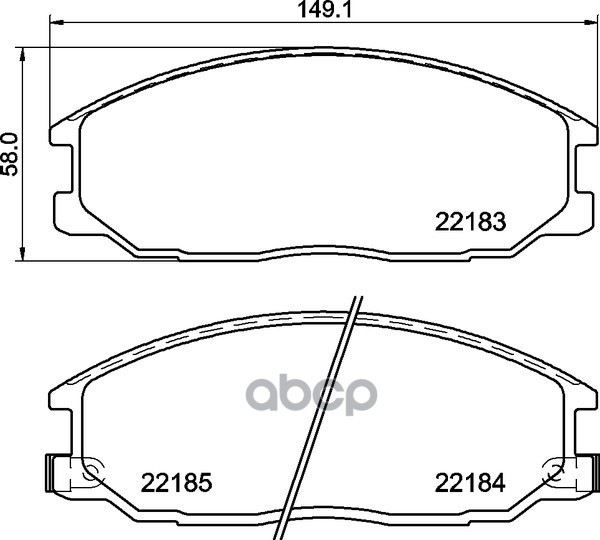 

Колодки Тормозные Дисковые | Перед | Np6109 Nsii0017370772 NISSHINBO арт. NP6109