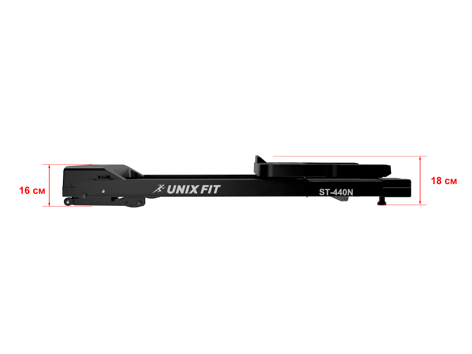 Беговая дорожка UNIXFIT ST-440N Black + набор для фитнеса