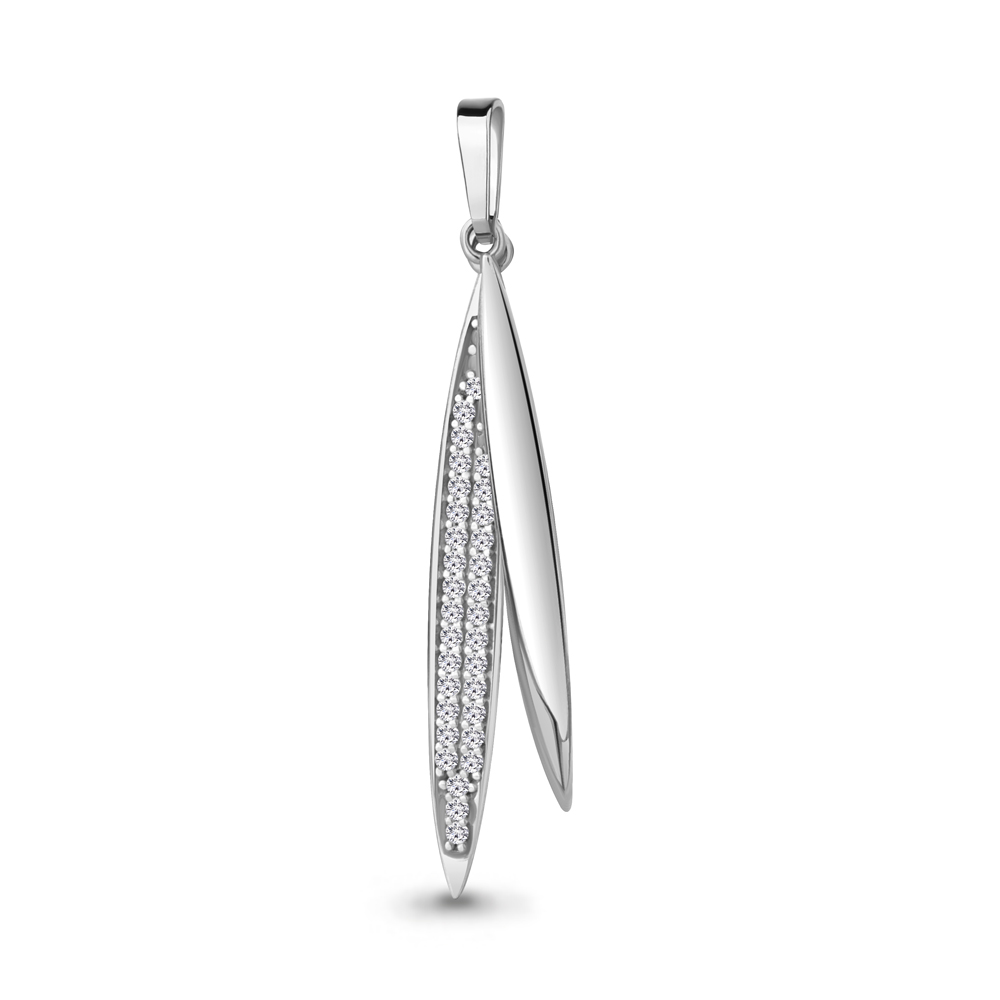 

Кулон из серебра с фианитом Aquamarine Aquamarine 24595А_925_р, 24595А_925_р