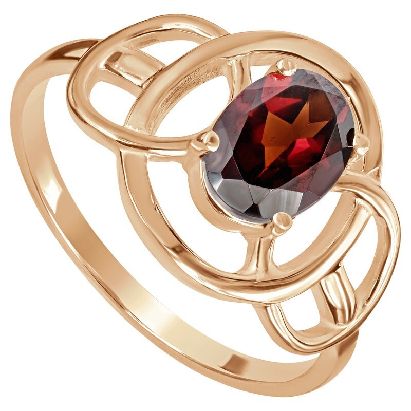 

Кольцо из серебра с гранатом р. LAZURIT-ONLINE 841503, 841503