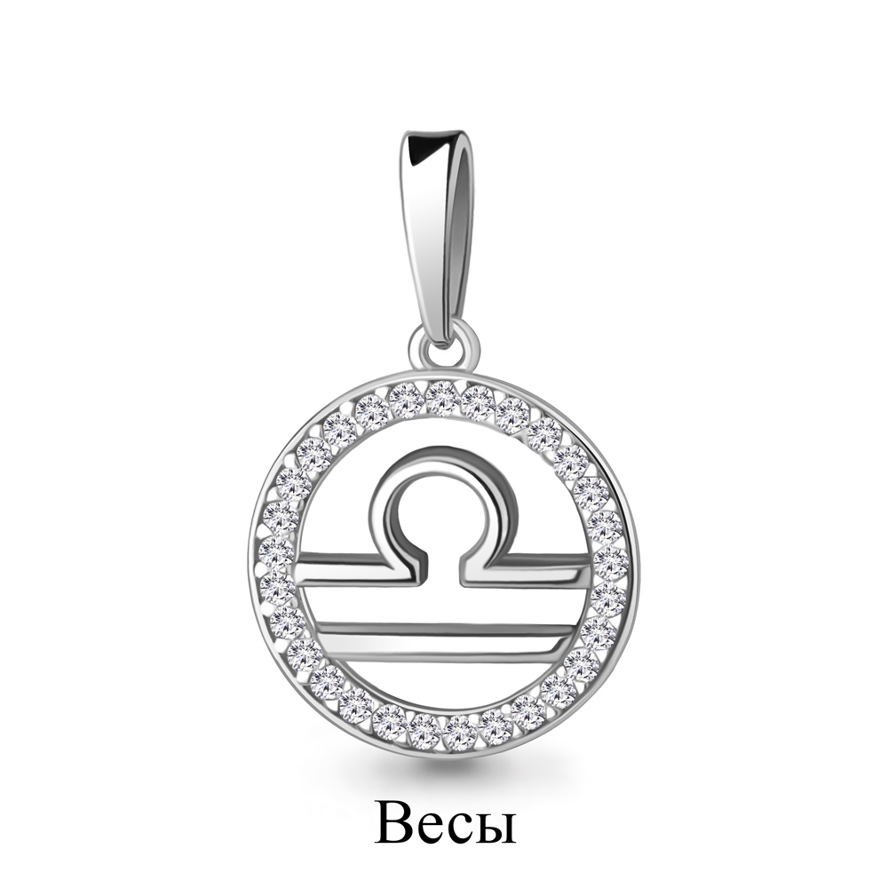 

Кулон из серебра с фианитом Aquamarine Aquamarine 24578А_925_р, 24578А_925_р