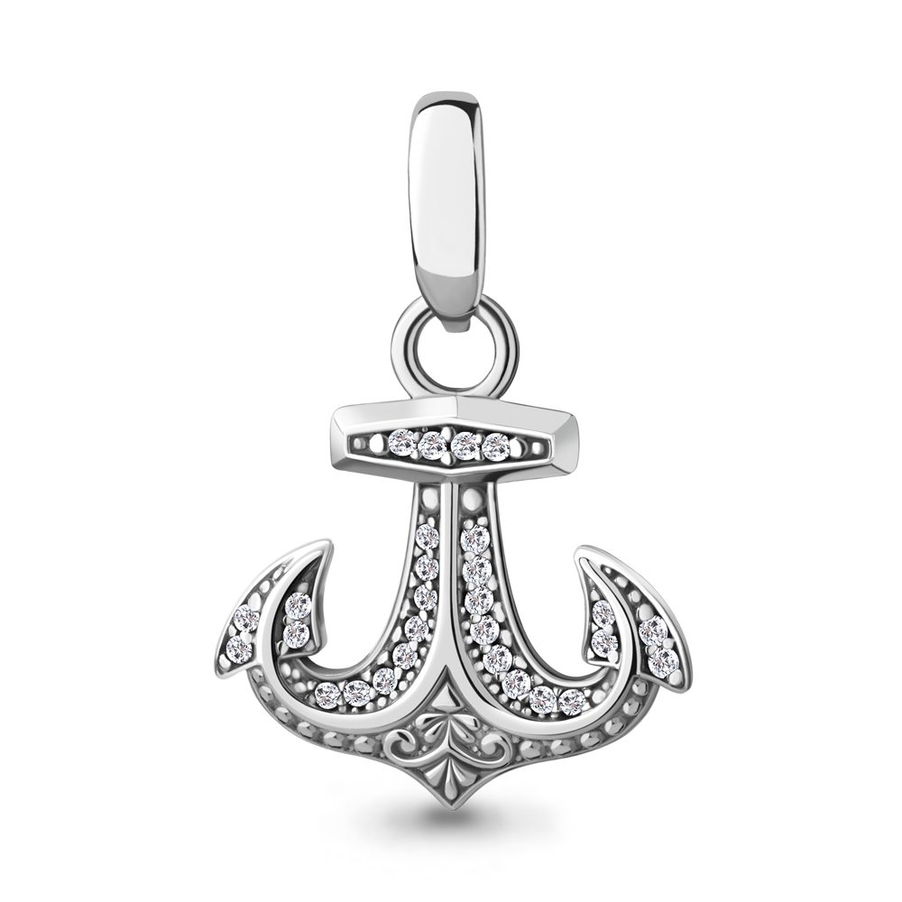 

Подвеска из серебра с фианитом Aquamarine Aquamarine 24564А_925_р, 24564А_925_р