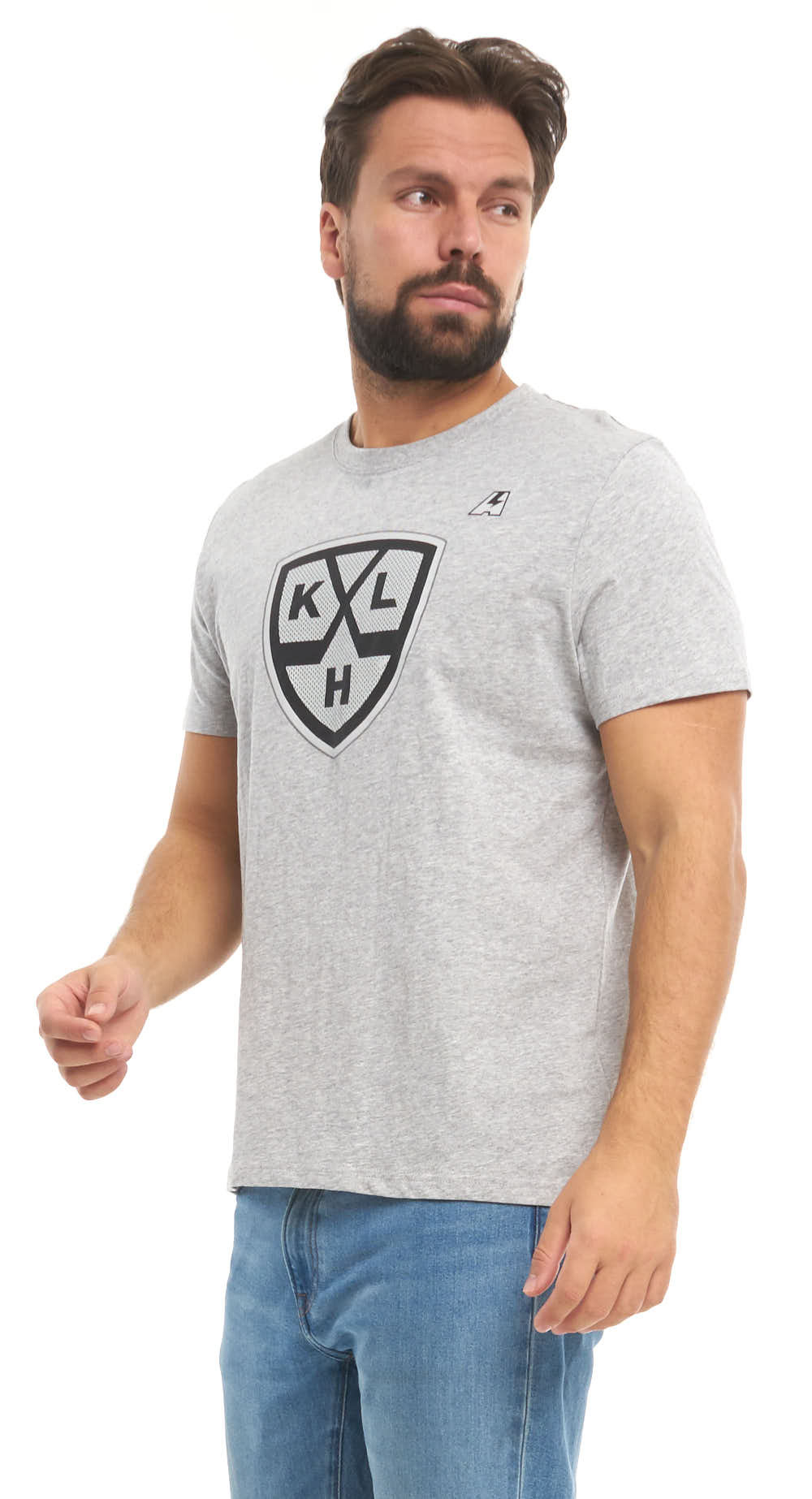 

Футболка мужская Atributika&Club КХЛ 27000 серая 2XL, Серый, КХЛ 27000