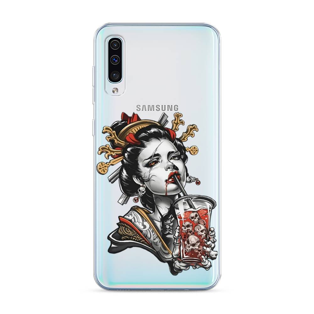 

Чехол для Samsung Galaxy A50/A30S "Опасная гейша", Красный;черный;серый, 27750-4