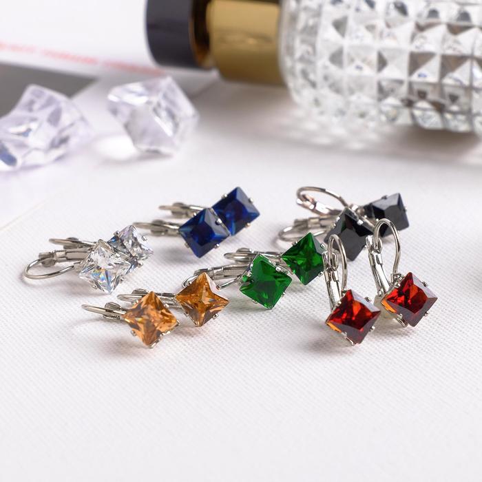 

Серьги классические из бижутерного сплава Queen Fair 4448465, стразы