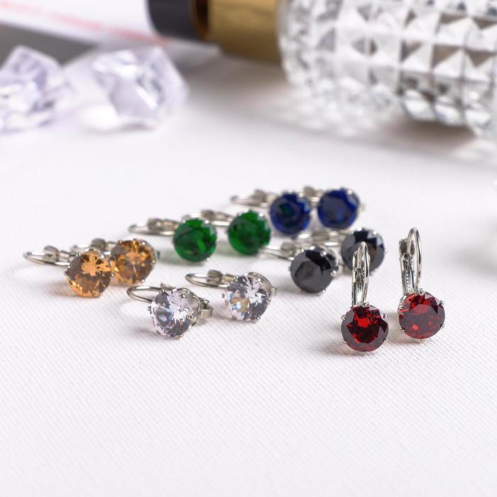 

Серьги классические из бижутерного сплава Queen Fair 4448463, стразы