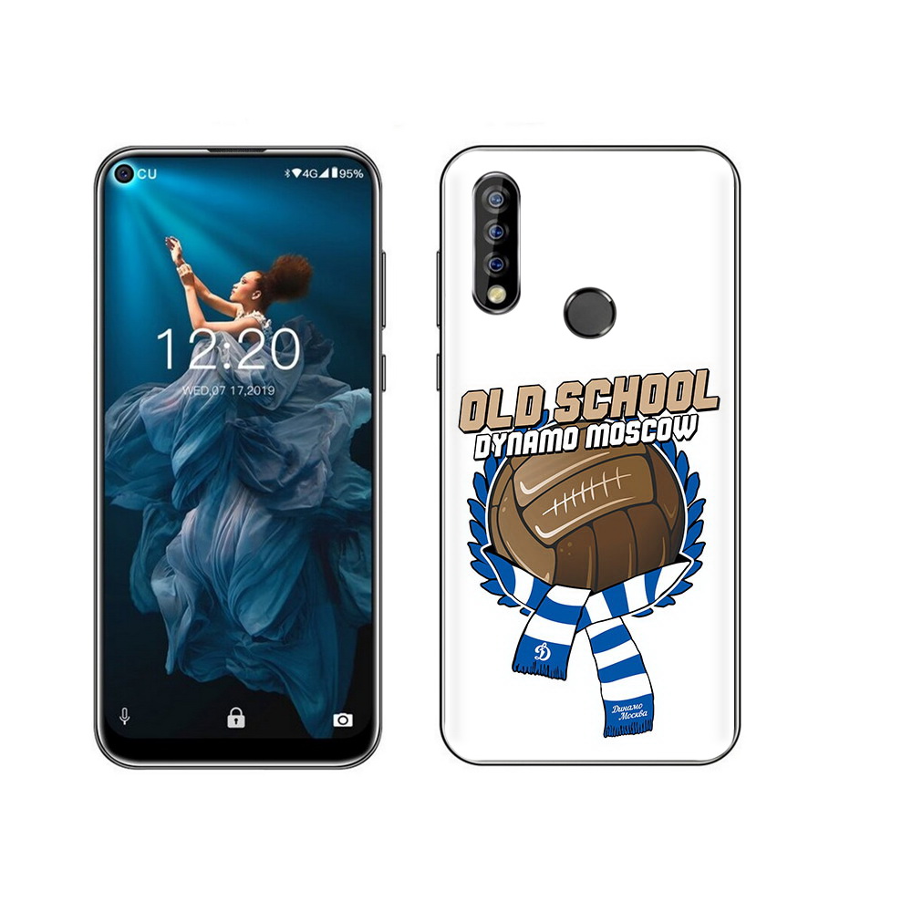 

Чехол MyPads Tocco для Oukitel C17 Pro ФК Динамо олд скул, Прозрачный, Tocco