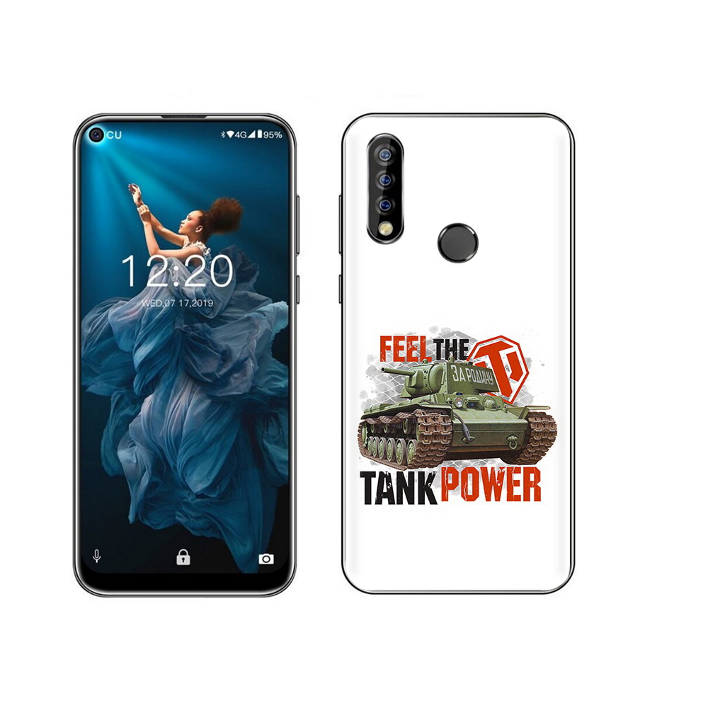 

Чехол MyPads Tocco для Oukitel C17 Pro Танк, Прозрачный, Tocco