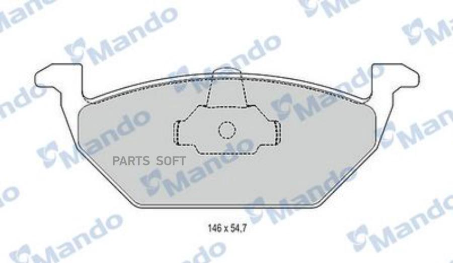 

Колодки тормозные передние VW Golf Plus V/Golf V/Golf VI 97>15 Skoda Fabia II/Octavia I/Oc