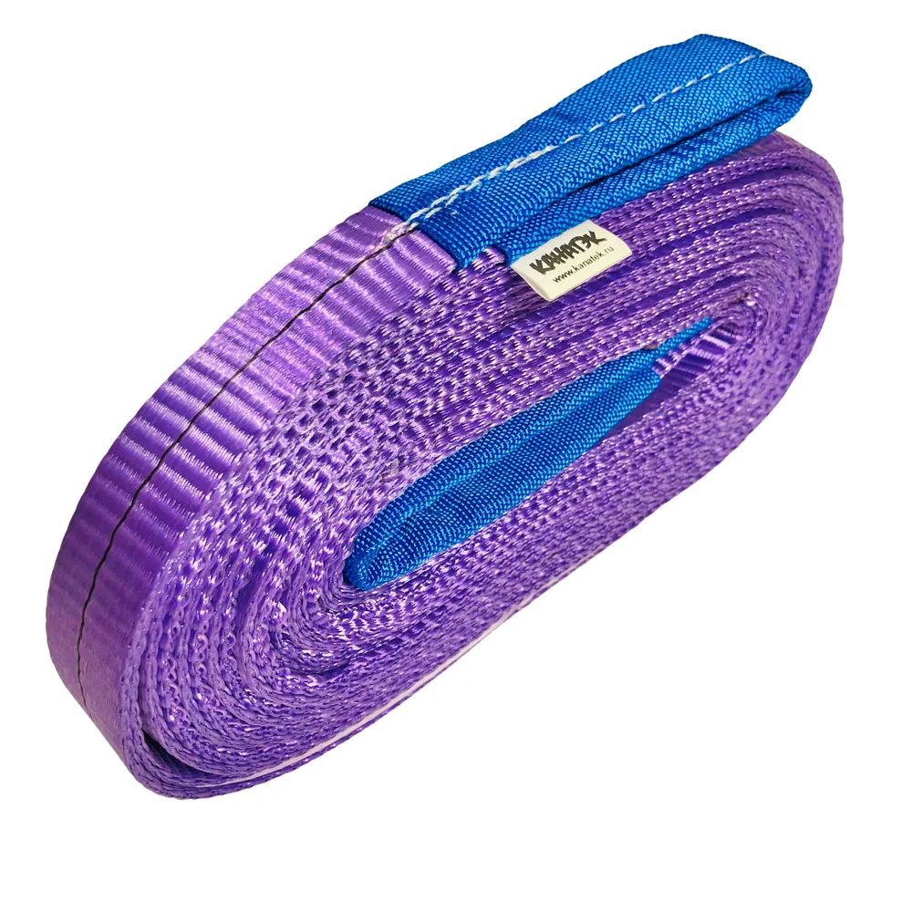 Трос буксировочный КАНАТЭК 6т/4м (петля-петля). Двухслойный. Усиленный.