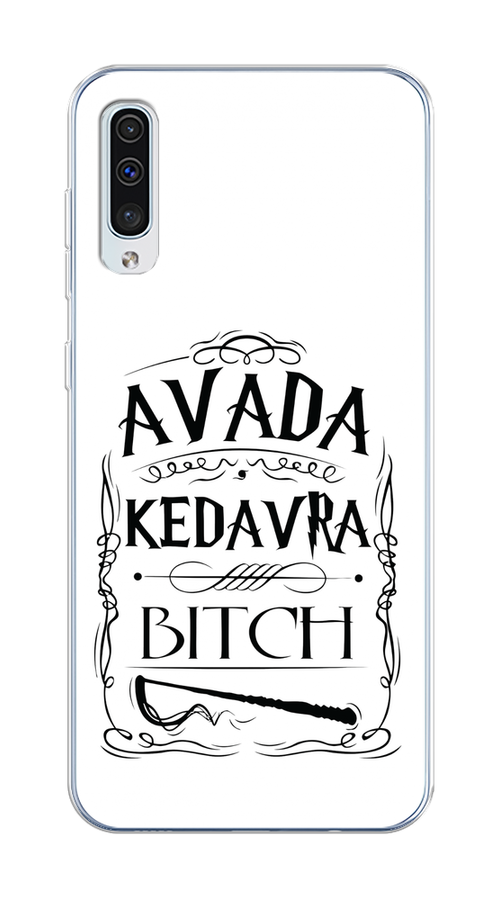 

Чехол на Samsung Galaxy A50/A30S "Avada kedavra bitch", Белый;серый;черный, 27750-6