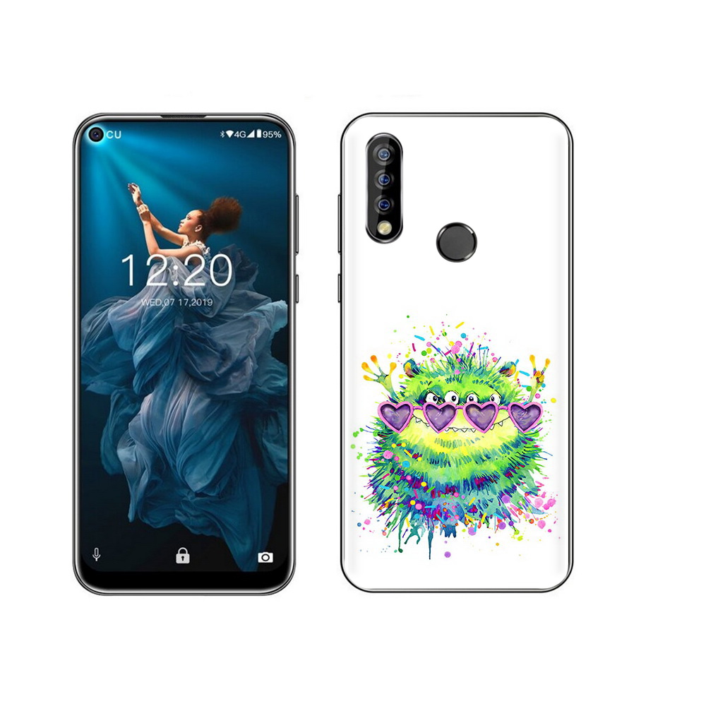 

Чехол MyPads Tocco для Oukitel C17 Pro Пушистый персонаж, Прозрачный, Tocco