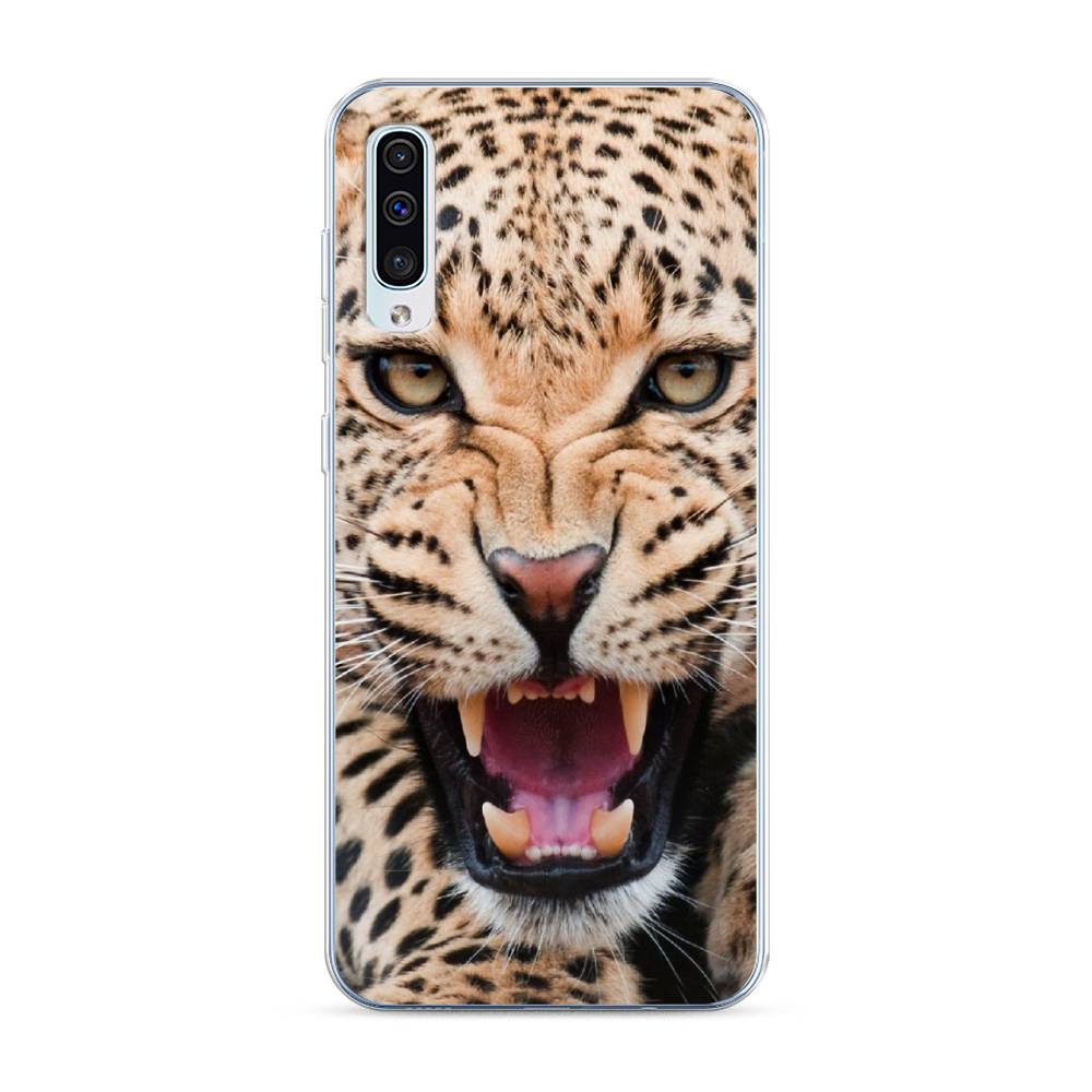 

Чехол для Samsung Galaxy A50/A30S "Леопард 3d", Бежевый;черный, 27750-6