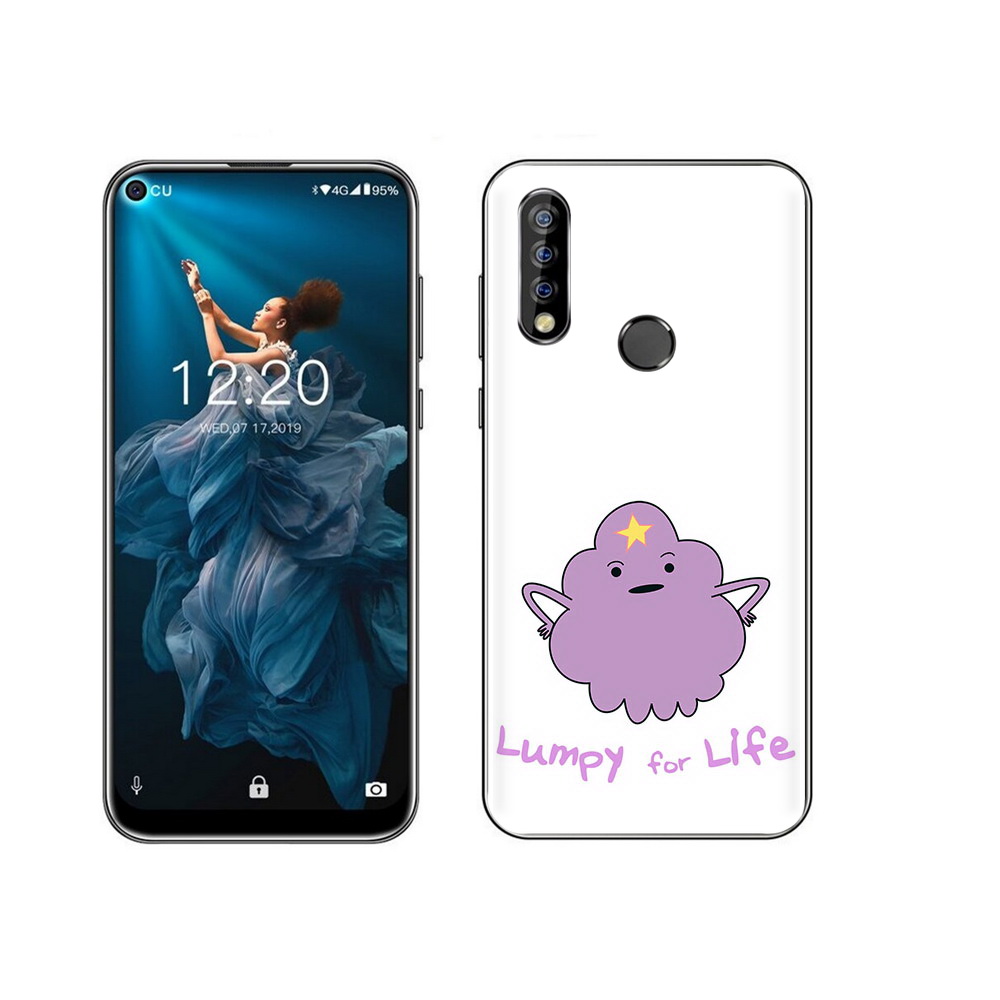 

Чехол MyPads Tocco для Oukitel C17 Pro Принцесса пупырчатого королевства, Прозрачный, Tocco