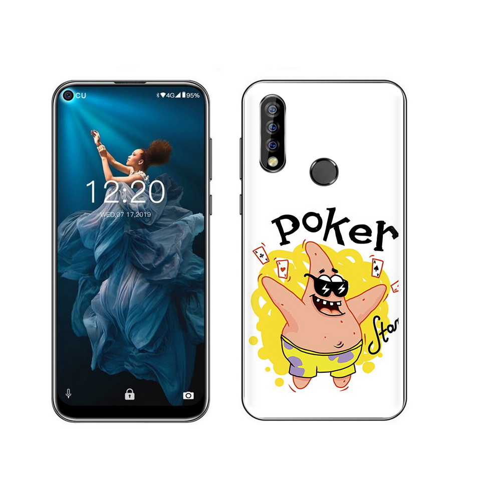

Чехол MyPads Tocco для Oukitel C17 Pro Патрик, Прозрачный, Tocco