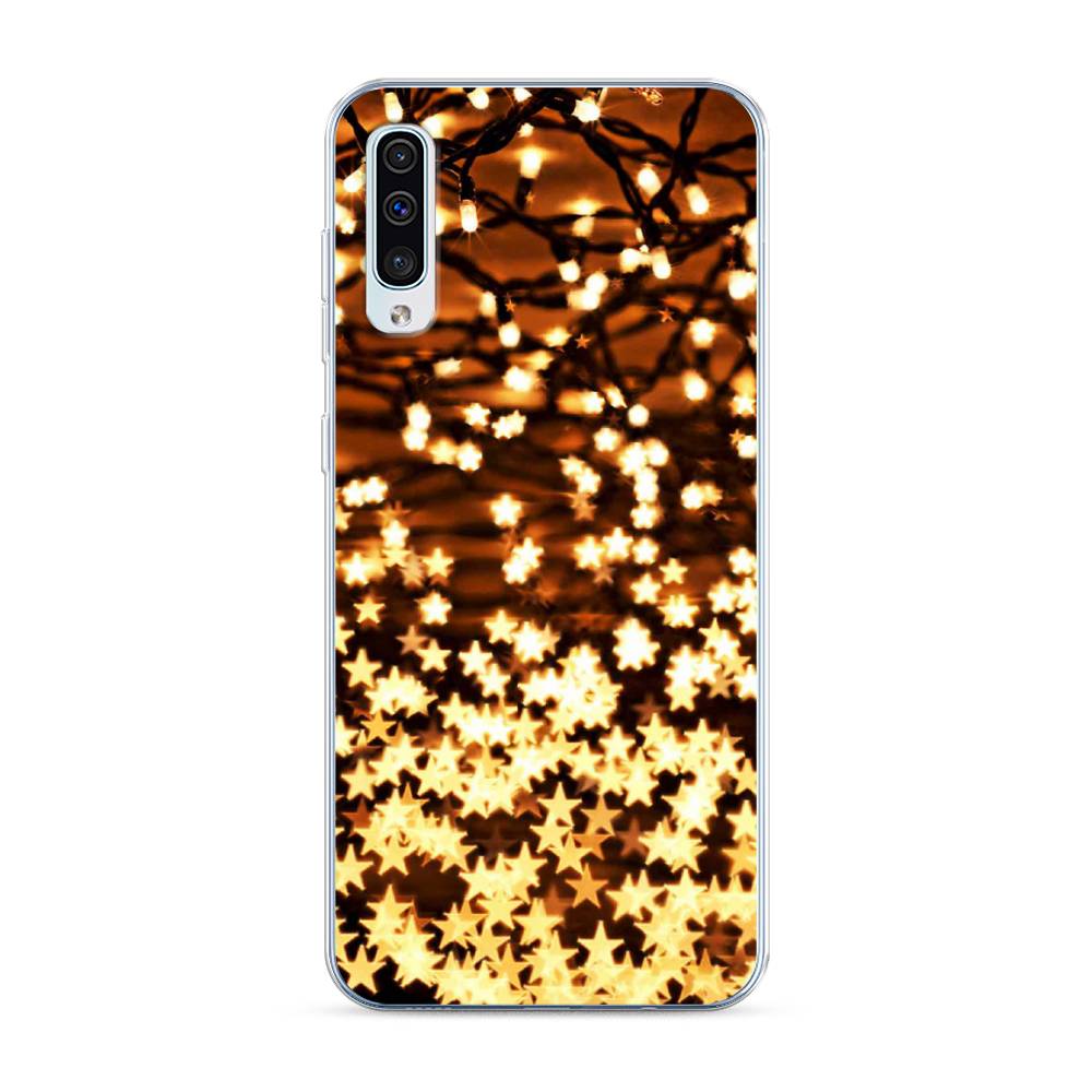 

Чехол для Samsung Galaxy A50/A30S "Новогодняя гирлянда", Золотистый, 27750-5