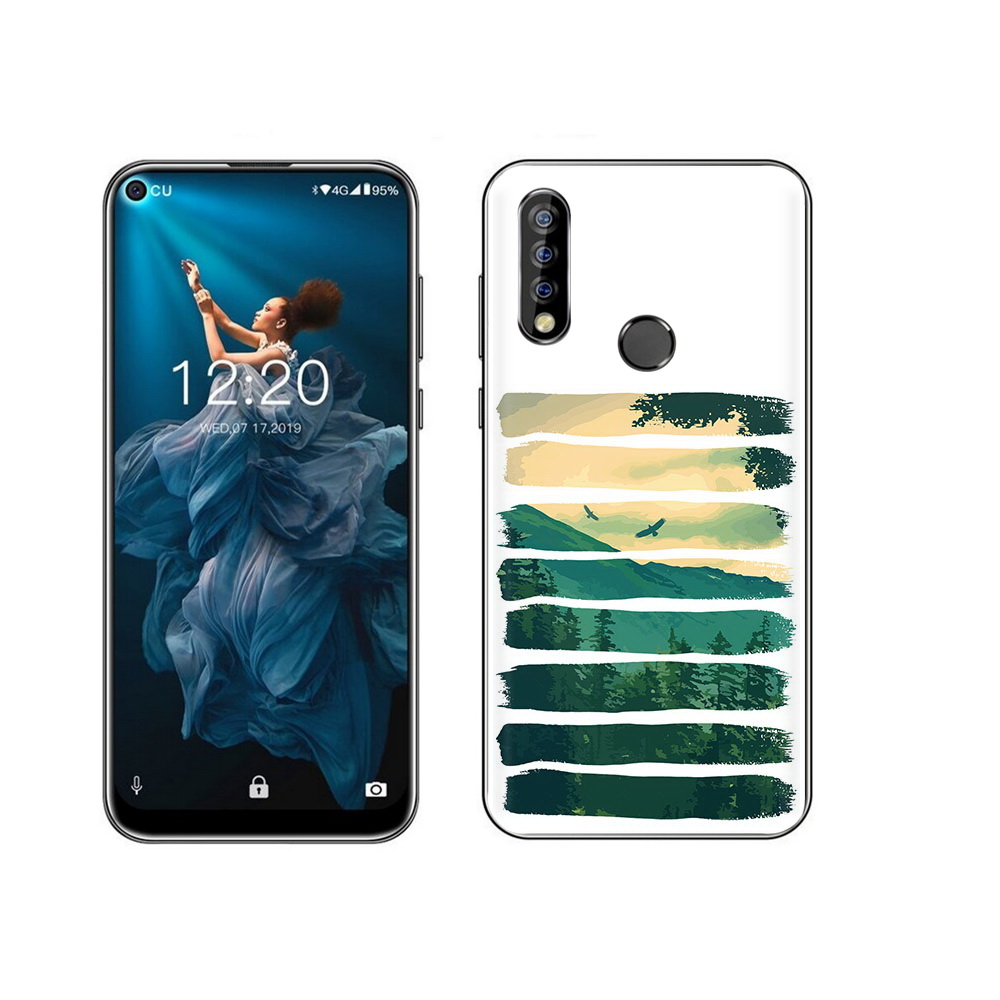 Чехол MyPads Tocco для Oukitel C17 Pro Лесная чаща