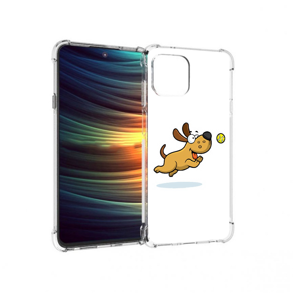 

Чехол MyPads Tocco для Motorola 20 Lite пёсик (PT227073.348.563), Прозрачный, Tocco