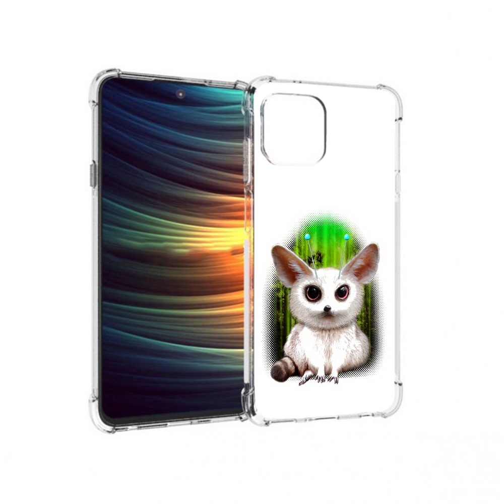 

Чехол MyPads Tocco для Motorola 20 Lite пушистое животное (PT227073.348.560), Прозрачный, Tocco