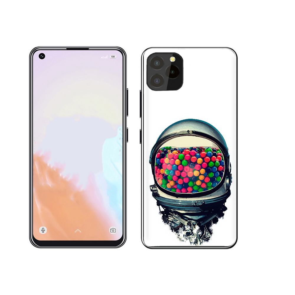 

Чехол MyPads Tocco для Oukitel C21 Pro шлем космонавта, Прозрачный, Tocco