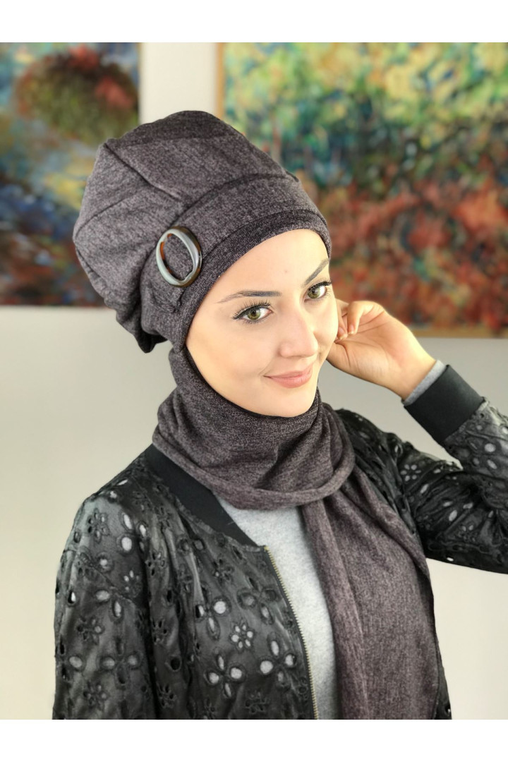 

Тюрбан женский Butik Ambar 10AB12EKM, серый (доставка из-за рубежа), 10AB12EKM