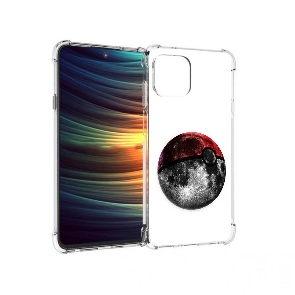 

Чехол MyPads Tocco для Motorola 20 Lite планета покебол (PT227073.348.543), Прозрачный, Tocco